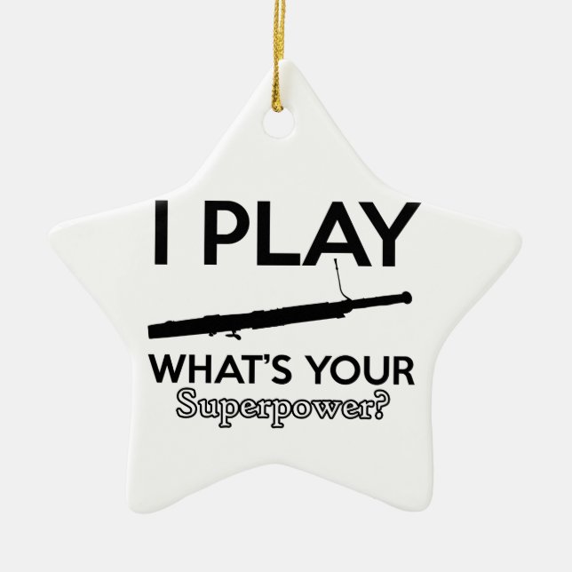 basoon julgransprydnad keramik (Framsidan)