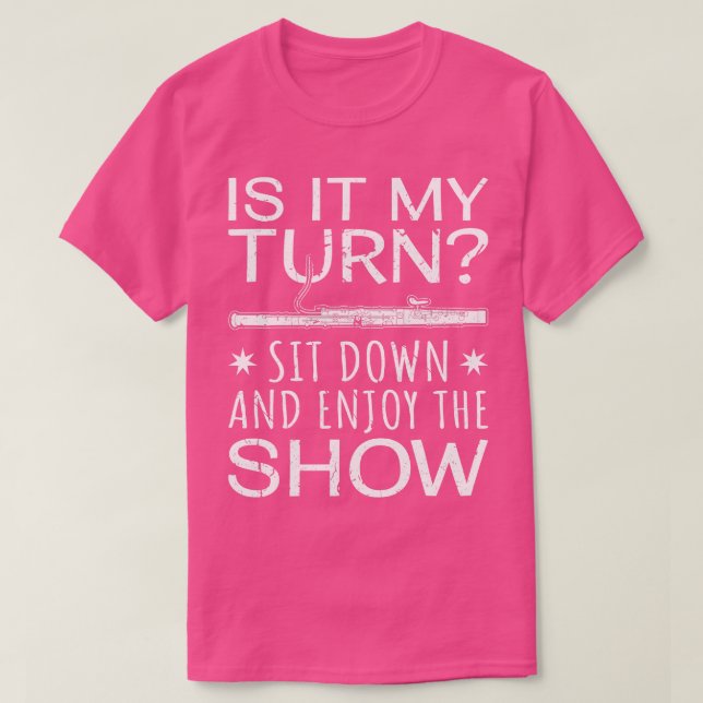 Basoon Show Basoonist Basson Player T Shirt (Design framsida)