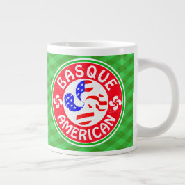 Basque American Euskara Lauburu Kor Kopp Jumbo Mugg