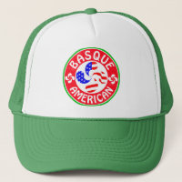 Basque American Euskara Lauburu Truckerkeps