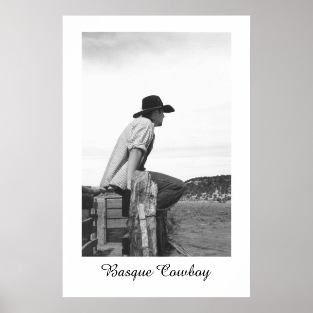 Basque Cowboy Poster (Framsidan)