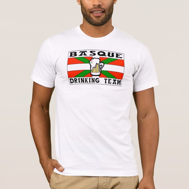 Basque Drinking Team T Shirt (Framsida)