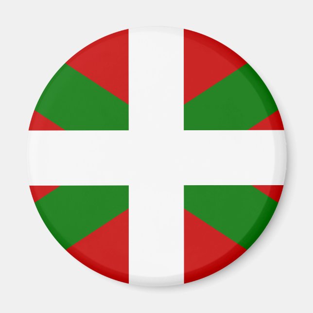 Basque Flagga Magnet (Framsidan)