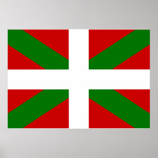 Basque Flagga Poster