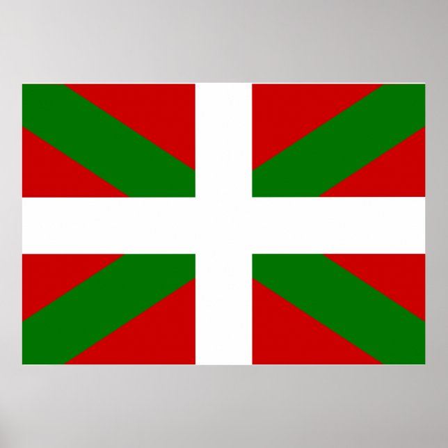 Basque Flagga Poster (Framsidan)