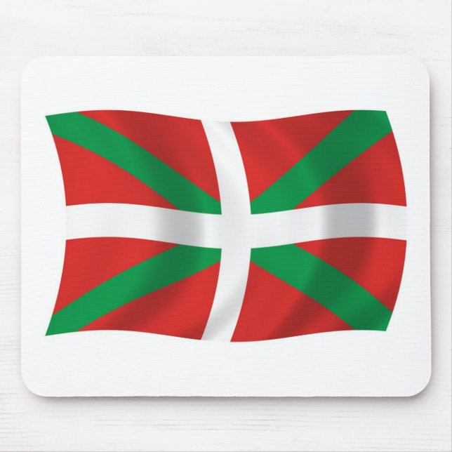 Basque People Flagga Mousepad Musmatta (Framsidan)