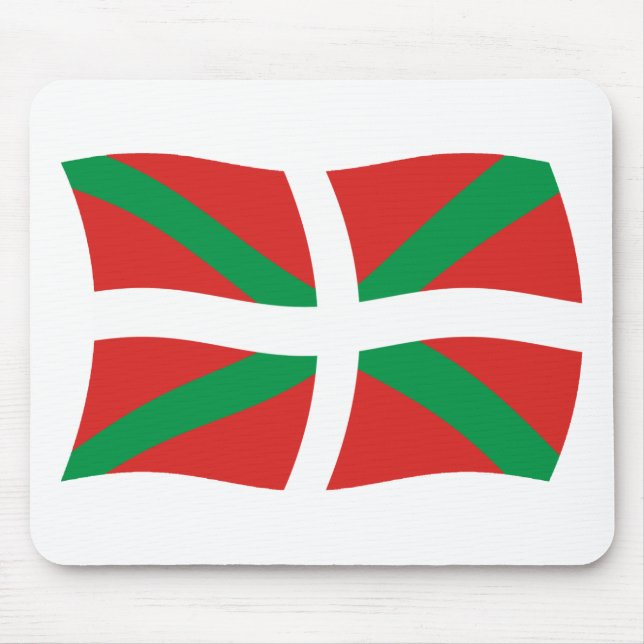 Basque People Flagga Mousepad Musmatta (Framsidan)
