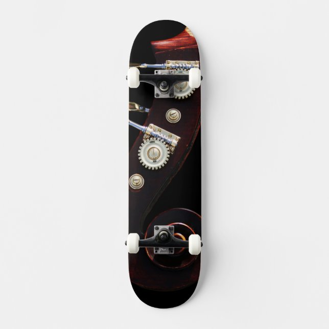 Bass 2-sdcnm mini skateboard bräda 18,5 cm (Framsida)
