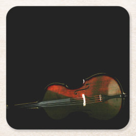 Bass 3-kustervid underlägg papper kvadrat