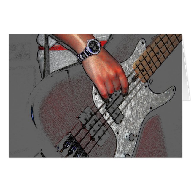 Bass 4 Gccnm Hälsningskort (Framsidan Horizontal)