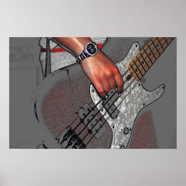 Bass 4-poster poster (Framsidan)