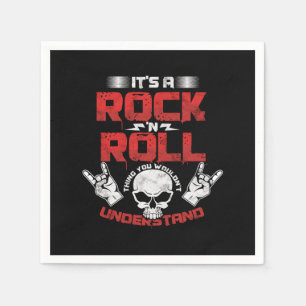 Bass A Rock N Roll Sak Rock musik Guitarist Pappersservett
