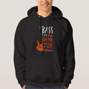 Bass är ryggen på musikinspelaren. hoodie