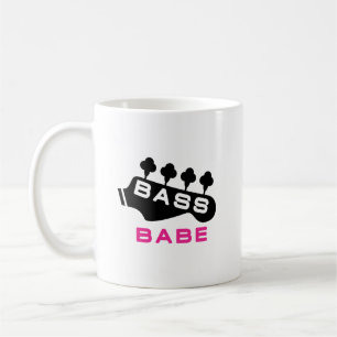 Bass Babe Gift för Baid Kaffemugg