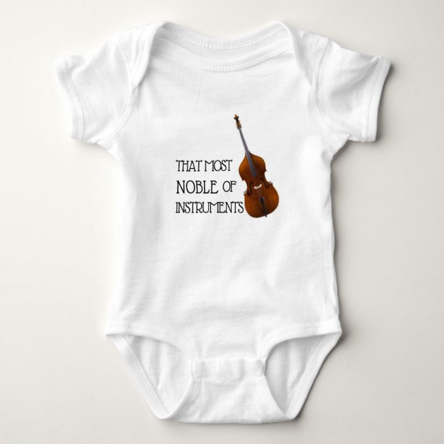 Bass Baby Bodykostym T Shirt (Framsida)