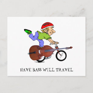 BASS BIKE-POSTCARD VYKORT