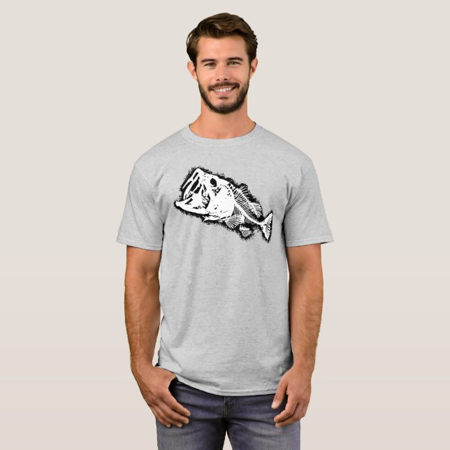 BASS & BONES White T Shirt (Hel framsida)