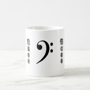 Bass Chef Bass Clef Mugg
