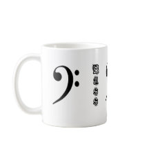 Bass Chef Bass Clef Mugg