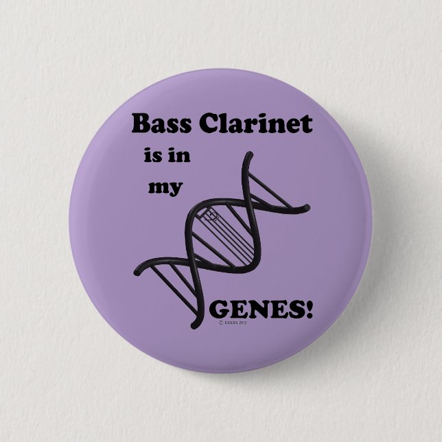 Bass Clarinet är i mina gener Knapp (Framsida)