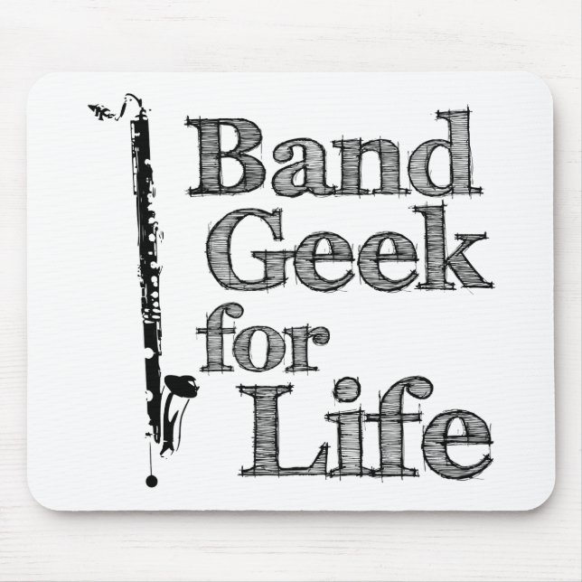 Bass Clarinet Band Geek Musmatta (Framsidan)