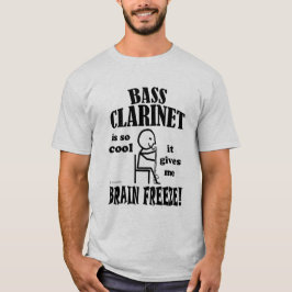 Bass Clarinet, Brain Freeze T Shirt