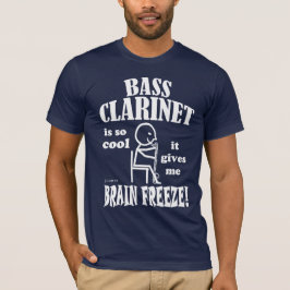 Bass Clarinet, Brain Freeze T Shirt