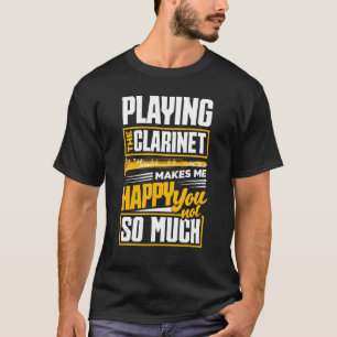 Bass Clarinet Clarinetist Clarinet Player gör mig T Shirt