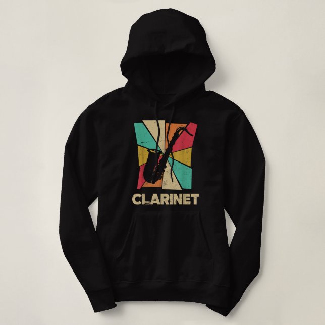 Bass Clarinet Clarinetist Clarinet Player Silhouet T Shirt (Design framsida)