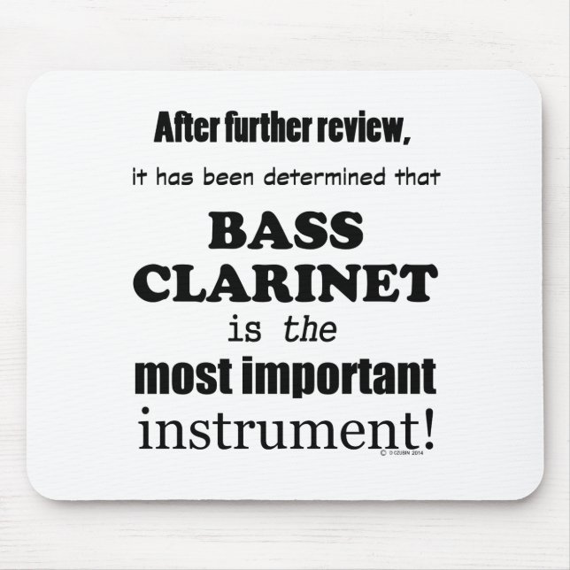Bass Clarinet, det viktigaste instrumentet Musmatta (Framsidan)