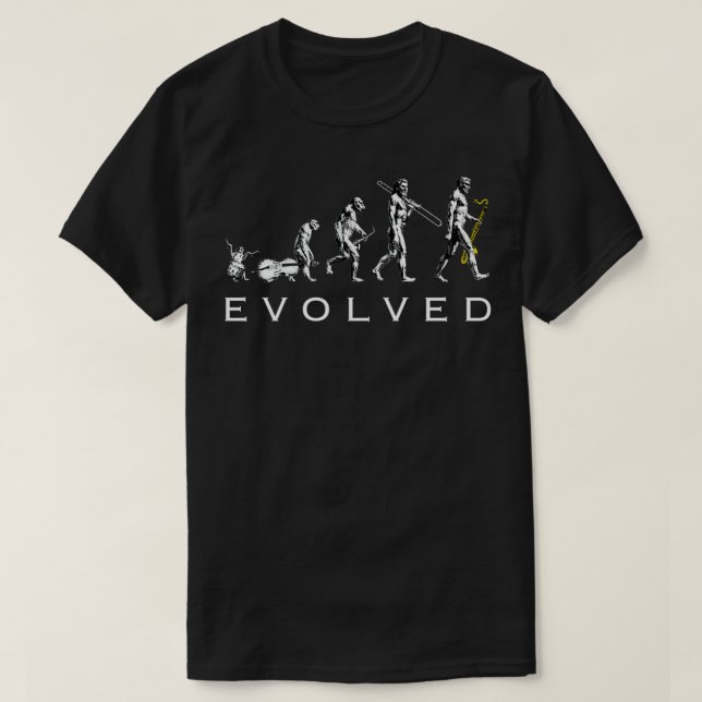 Bass Clarinet Evolution T Shirt (Design framsida)