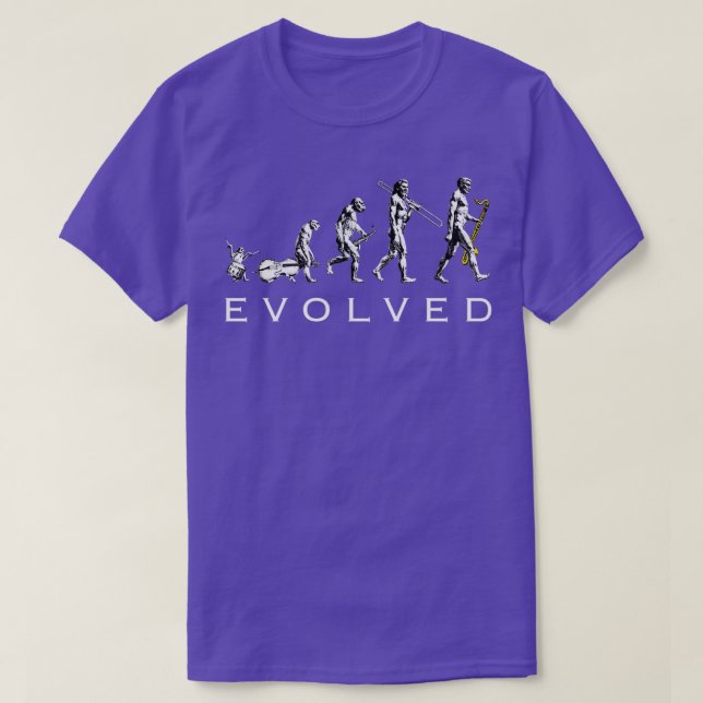Bass Clarinet Evolution T Shirt (Design framsida)