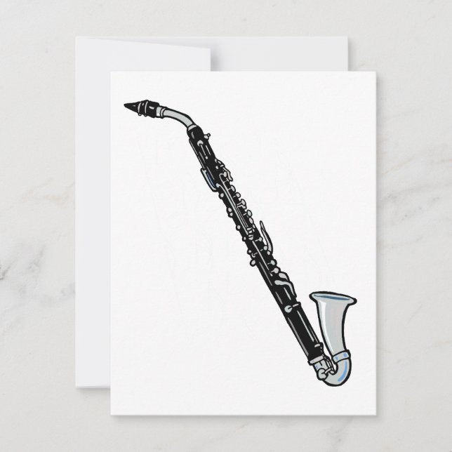 Bass Clarinet Graphic, bara Clarinet (Framsida)