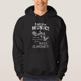 Bass Clarinet känner Music Hoodie