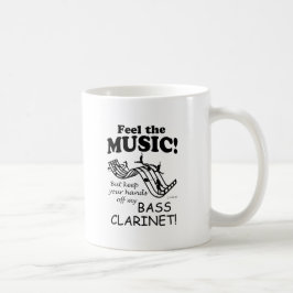 Bass Clarinet känner musiken Kaffemugg