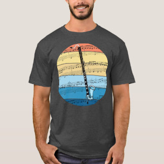 Bass Clarinet Music Notation Clarinetist Woodwind T Shirt