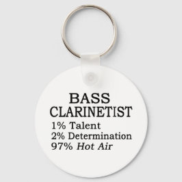 Bass Clarinetist Hett Luft Nyckelring