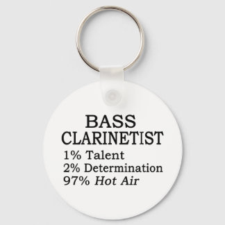 Bass Clarinetist Hett Luft Nyckelring