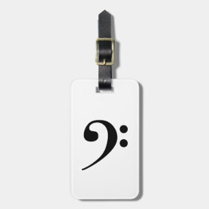 Bass Clef Bagagebricka