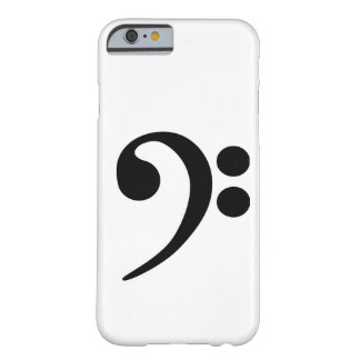 Bass Clef Barely There iPhone 6 Skal