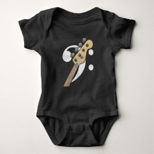Bass Clef Guitar Bass Player Musiker T Shirt