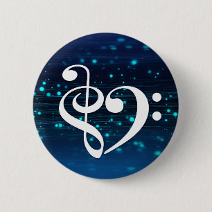 Bass Clef Heart Blue Cluster Nebula Knapp