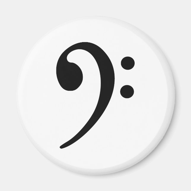 Bass clef magnet (Framsidan)