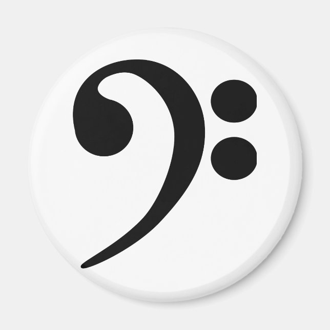 Bass Clef Magnet (Framsidan)