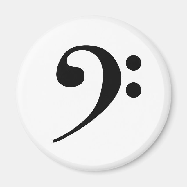 Bass Clef Magnet (Framsidan)
