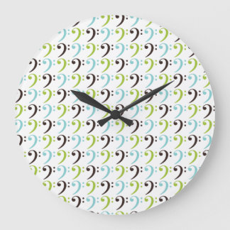 Bass Clef Music Instrument Orchestra Band Gift Stor Klocka