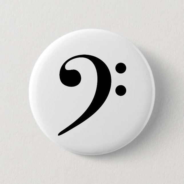 Bass Clef Music Knapp (Framsida)