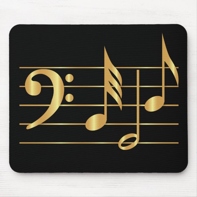 Bass clef musmatta (Framsidan)