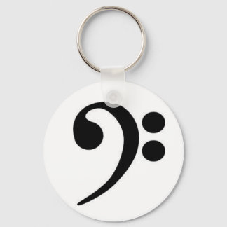Bass Clef Nyckelring