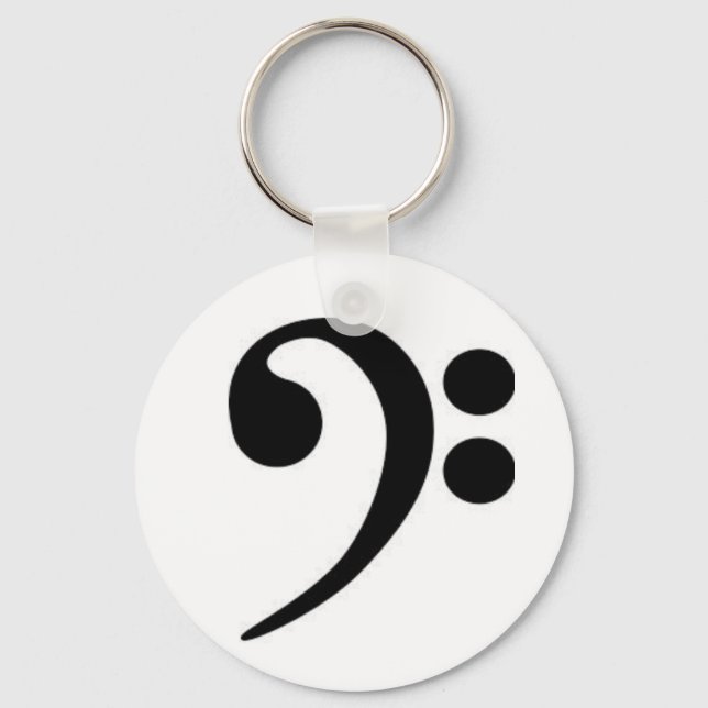 Bass Clef Nyckelring (Framsida)